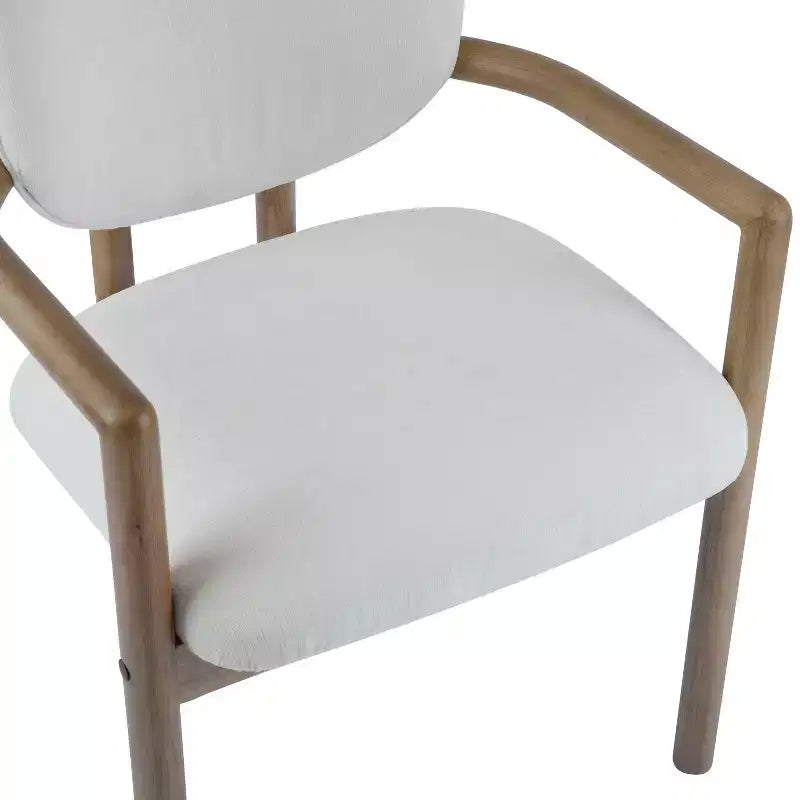 Sillas de comedor tapizadas Edge Modern de Christopher Knight Home de madera de caucho (juego de 2)