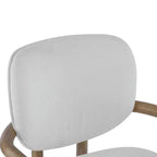 Sillas de comedor tapizadas Edge Modern de Christopher Knight Home de madera de caucho (juego de 2)