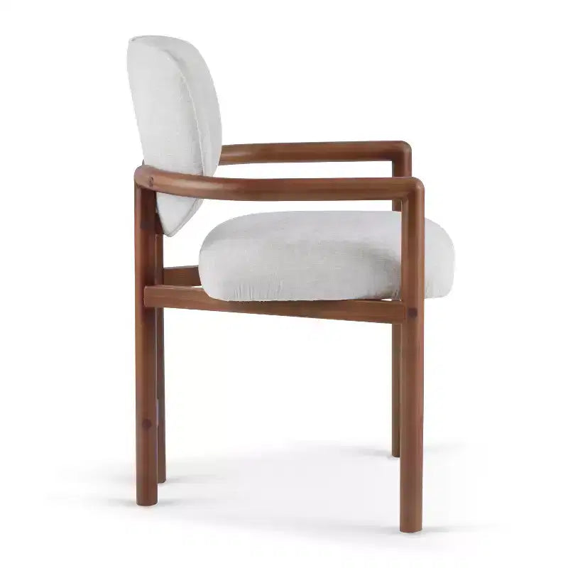 Sillas de comedor tapizadas Edge Modern de Christopher Knight Home de madera de caucho (juego de 2)