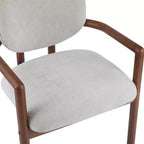 Sillas de comedor tapizadas Edge Modern de Christopher Knight Home de madera de caucho (juego de 2)