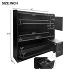 Organizador de Entrada con Máxima Capacidad, Zapatero con 3 Cajones Abatibles y Asiento Plegable, Estante Independiente para Pasillo