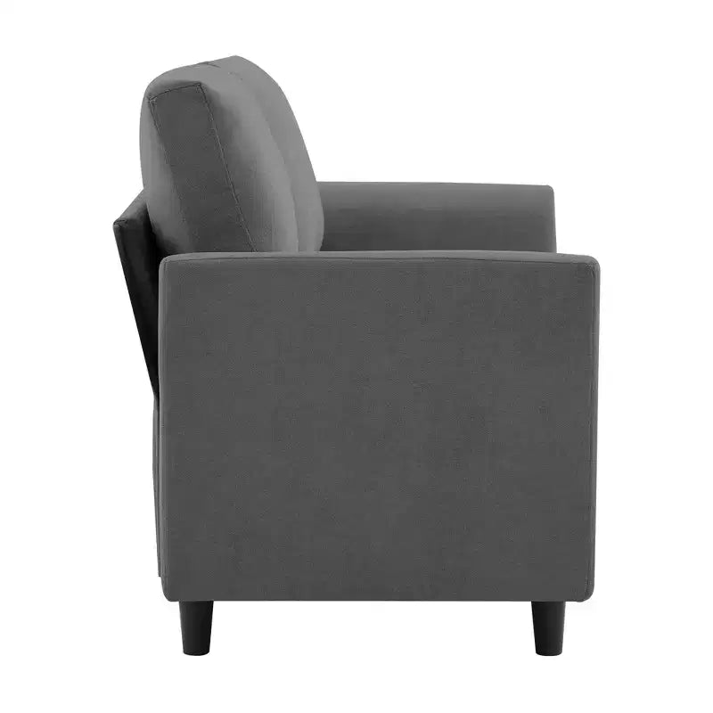Hyleory Sofá biplaza cómodo y acogedor para sala de estar, espacio pequeño, oficina, apartamento, sofá de tela suave y transpirable