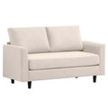 Hyleory Cozy Comfort Loveseat for Living Room, Small Space, Office, Apartment, Breathable Soft Fabric Sofa