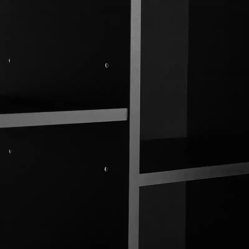 Gabinete de almacenamiento para baño Whisen con cajones, cesto de ropa sucia inclinable y estantes abiertos