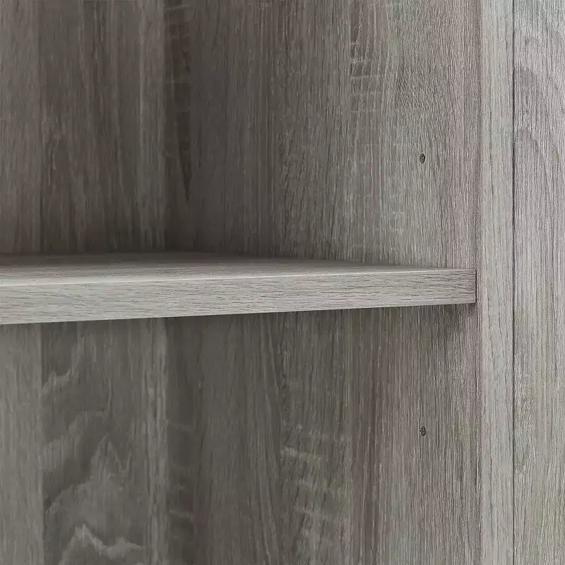 Gabinete de almacenamiento para baño Whisen con cajones, cesto de ropa sucia inclinable y estantes abiertos