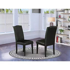Juego de 2 sillas de piel Parson Artisanal Attic HomeStock
