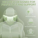 Sillón de juego de masaje Hoffree de tela transpirable, silla ergonómica de oficina para PC con reposapiés y ajustable