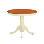 Juego de mesa de comedor pequeña antigua HomeStock con sillas