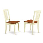 Juego de mesa de comedor pequeña antigua HomeStock con sillas