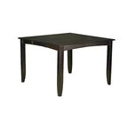 HomeStock Juego de comedor de altura de mostrador con mesa y 4/6 sillas, juego de cocina de 54x54 pulgadas