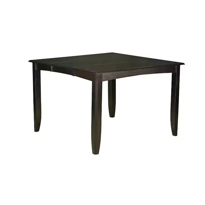 HomeStock Juego de comedor de altura de mostrador con mesa y 4/6 sillas, juego de cocina de 54x54 pulgadas