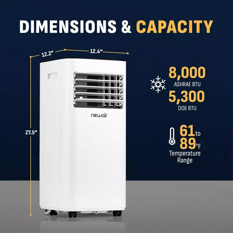 Newair 8,000 BTU Compact Air Conditioner