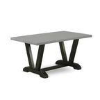 Mesa de comedor HomeStock estilo V de 36 x 60 pulgadas