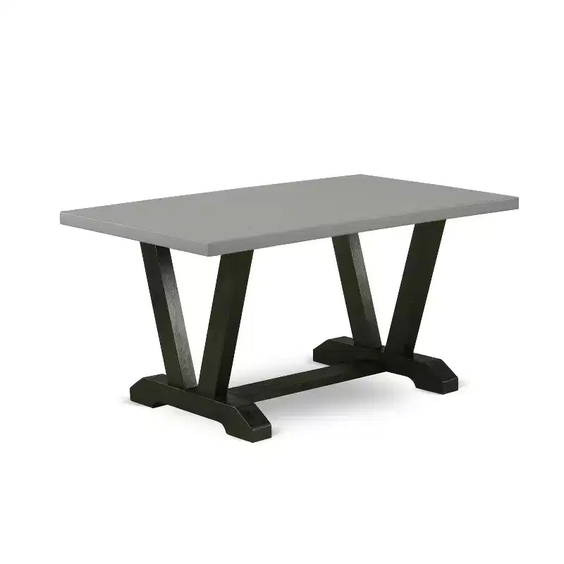 Mesa de comedor HomeStock estilo V de 36 x 60 pulgadas