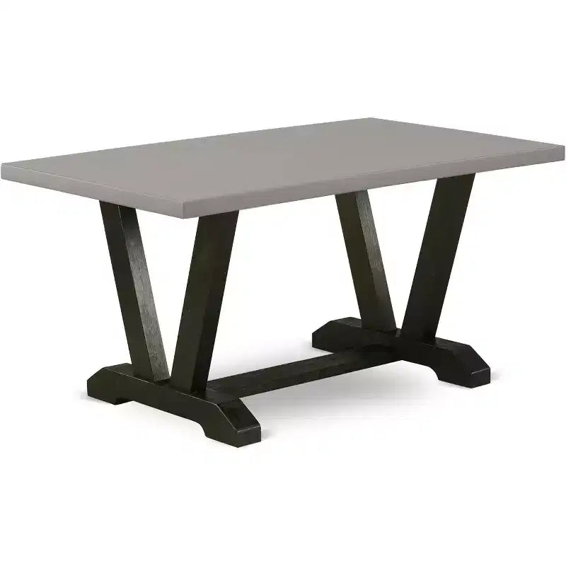 Mesa de comedor HomeStock estilo V de 36 x 60 pulgadas