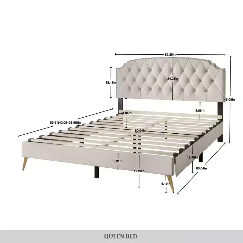 Cama Plataforma Individual ChaletPosh