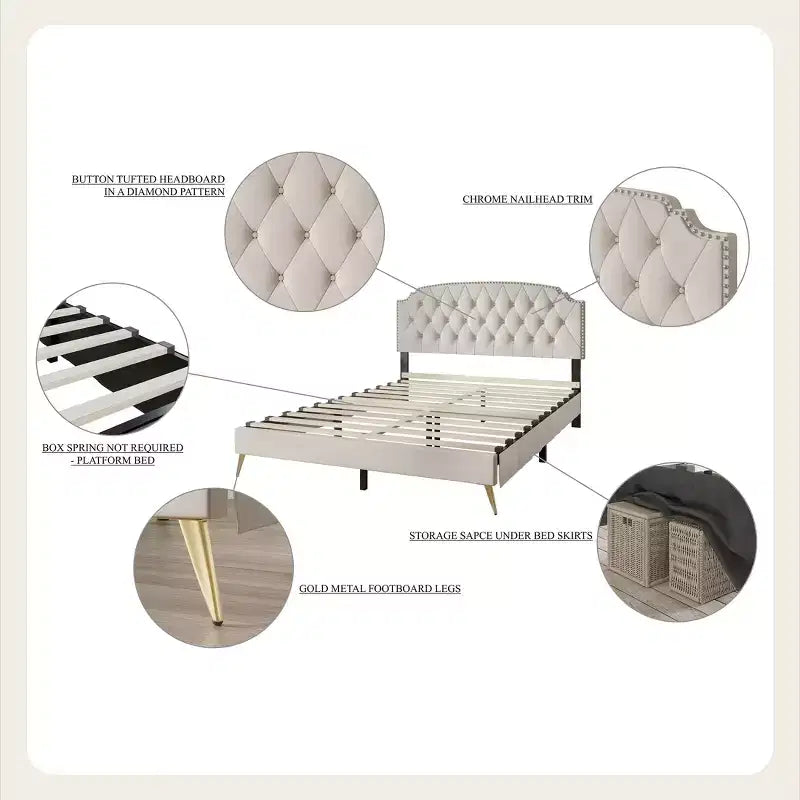 Cama Plataforma Individual ChaletPosh