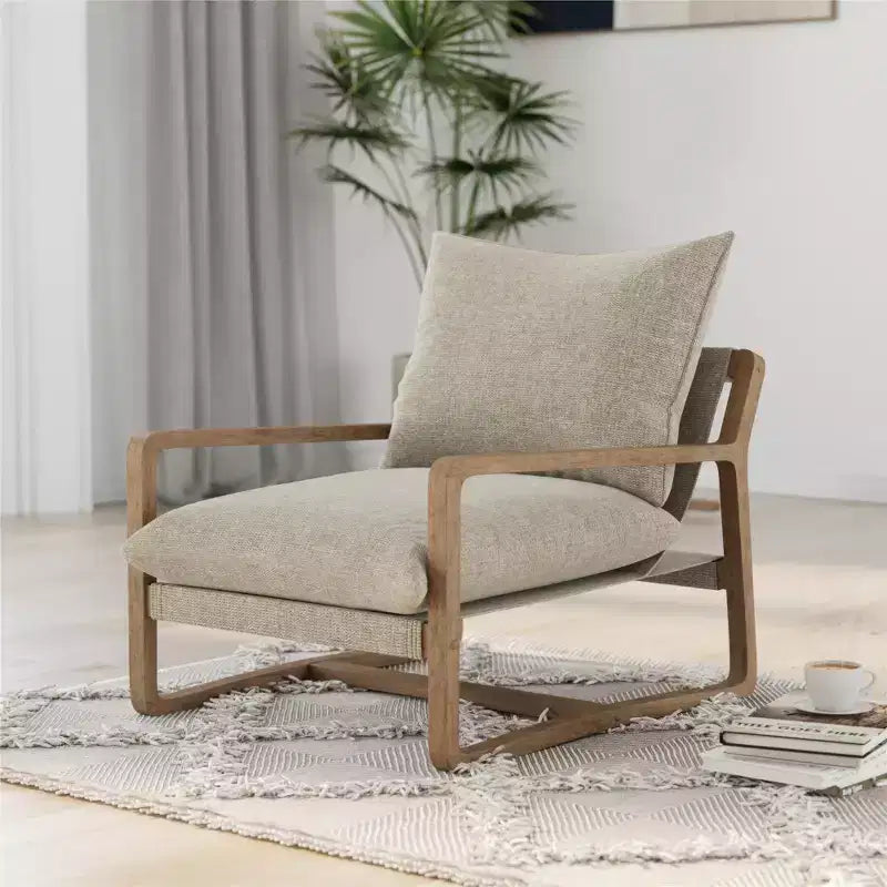 Sillón auxiliar tapizado Mika de RealRooms