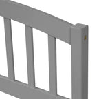 Cama de plataforma tamaño Twin Whisen de diseño elegante con dos cajones y cabecero