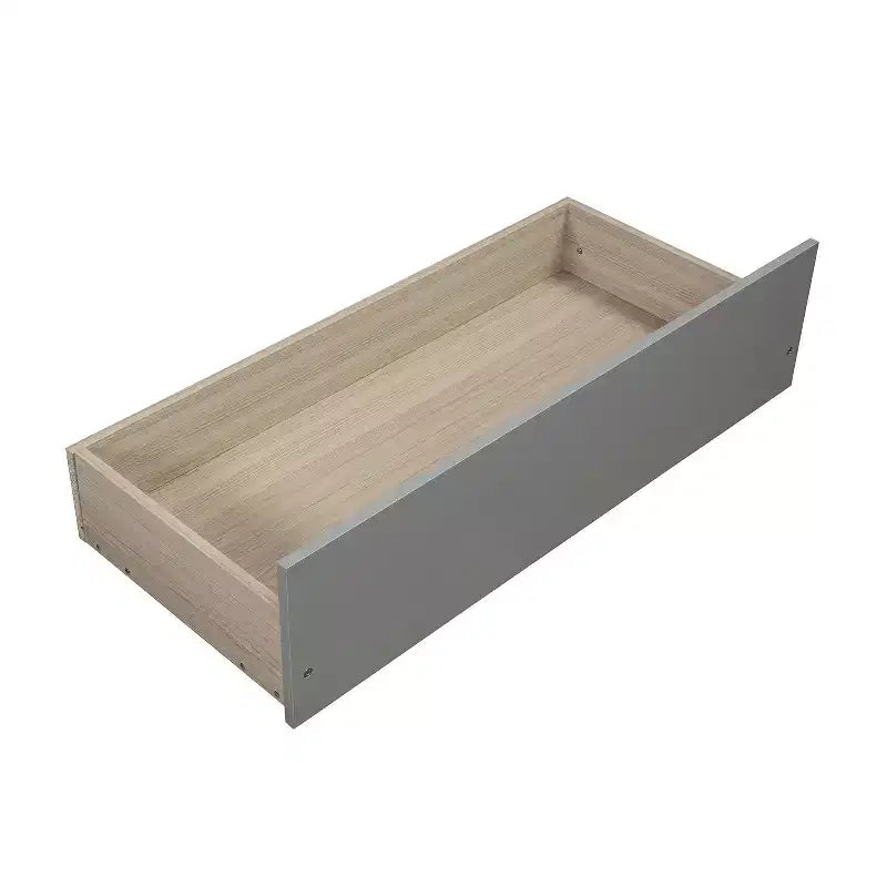Cama de plataforma tamaño Twin Whisen de diseño elegante con dos cajones y cabecero