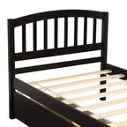 Cama de plataforma tamaño Twin Whisen de diseño elegante con dos cajones y cabecero