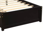 Cama de plataforma tamaño Twin Whisen de diseño elegante con dos cajones y cabecero