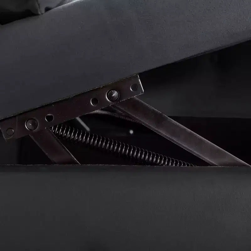 Zeus y Ruta Chaise Lounge Moderno Tapizado con Brazos Enrollados, Sofá Interior, Sillón Terciopelo con Almacenamiento y Almohada