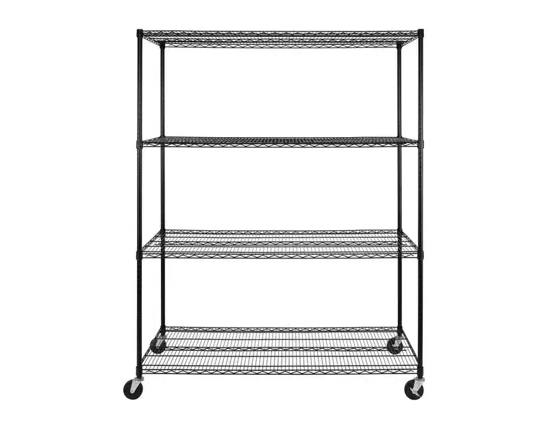 Estantería de alambre de acero ultra resistente de 4 niveles de 60 x 24 de Seville Classics