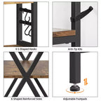 Yaheetech Estante de panadero de 6 niveles con patas ajustables para cocina