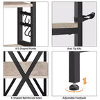 Yaheetech Estante de panadero de 6 niveles con patas ajustables para cocina
