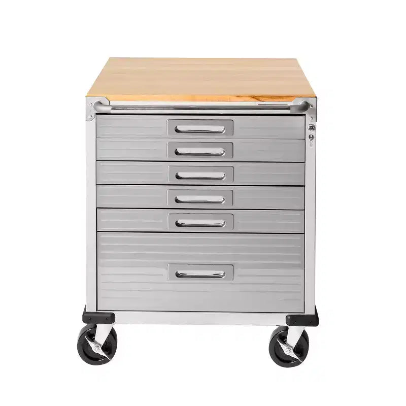 Seville Classics UltraHD Gabinete con 6 cajones de cierre suave, 28 x 25 x 34.5