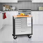 Seville Classics UltraHD Gabinete con 6 cajones de cierre suave, 28 x 25 x 34.5