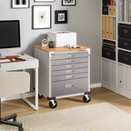 Seville Classics UltraHD Gabinete con 6 cajones de cierre suave, 28 x 25 x 34.5