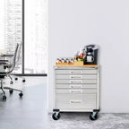 Seville Classics UltraHD Gabinete con 6 cajones de cierre suave, 28 x 25 x 34.5
