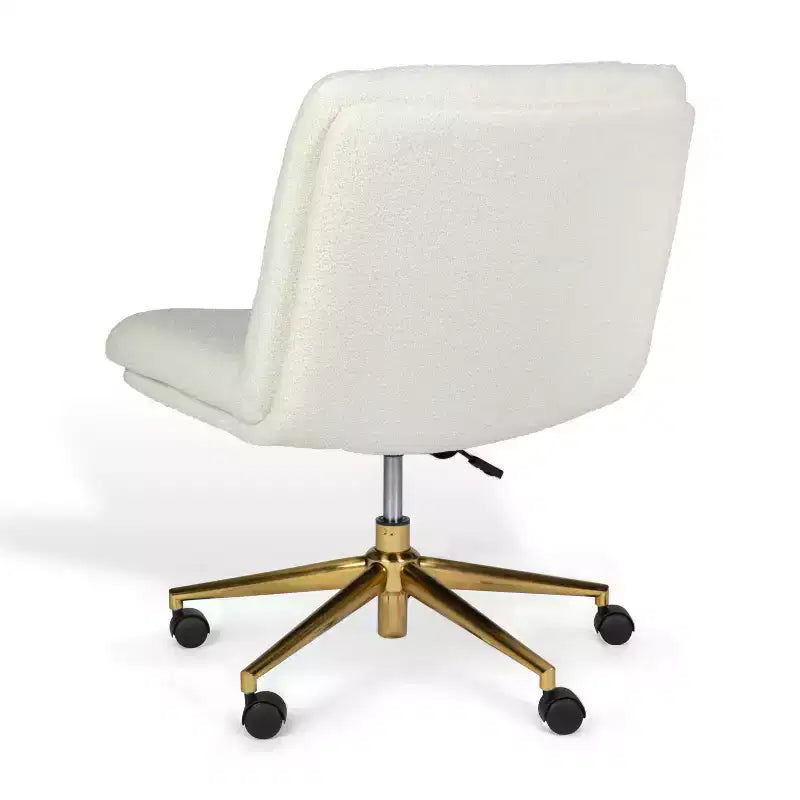 Silla de oficina tapizada Eloise de Martha Stewart