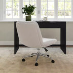 Silla de oficina tapizada Eloise de Martha Stewart