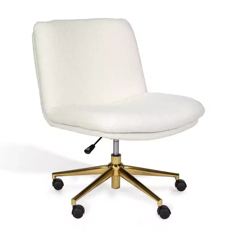 Silla de oficina tapizada Eloise de Martha Stewart