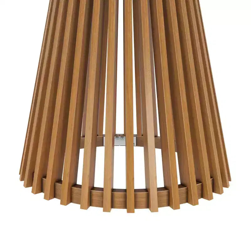 Mesa de comedor redonda Plank+Beam 48 Lido, mesa de cocina minimalista de madera maciza para 4 personas