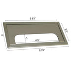 Escritorio de oficina para computadora eHemco con tapa gris claro y base de marco de metal negro, 30 pulgadas de alto