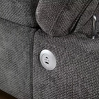 Sofá cama modular seccional Whisen 270 - en forma de L de 6 plazas con otomana de almacenamiento, sofá de chenilla, personalizable para sala de estar y apartamento