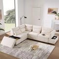 Whisen 270 Modular Sectional Sofa Bed - L-Shaped 6-Seater with Storage Ottoman, Chenille Couch, Customizable for Living Room & Apartment