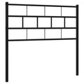 vidaXL Metal Headboard, Powder-Coated Steel, Headboard Only