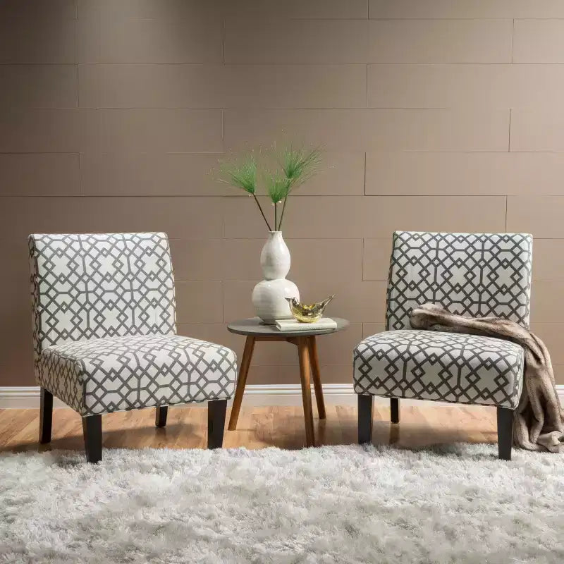 Christopher Knight Home Kassi - Sillones tapizados contemporáneos (Juego de 2)