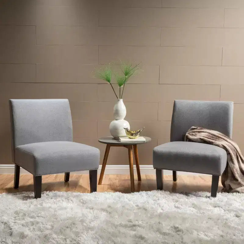 Christopher Knight Home Kassi - Sillones tapizados contemporáneos (Juego de 2)