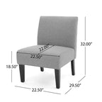 Christopher Knight Home Kassi - Sillones tapizados contemporáneos (Juego de 2)