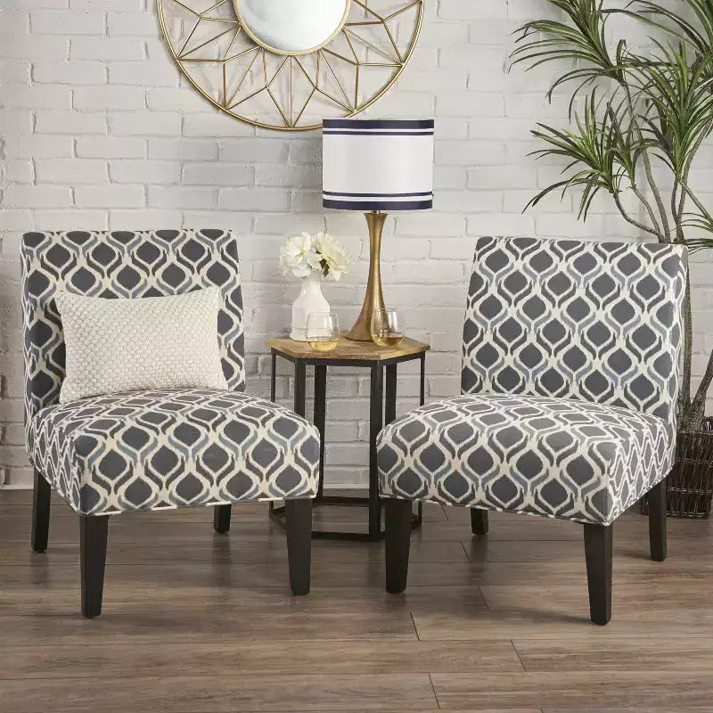 Christopher Knight Home Kassi - Sillones tapizados contemporáneos (Juego de 2)