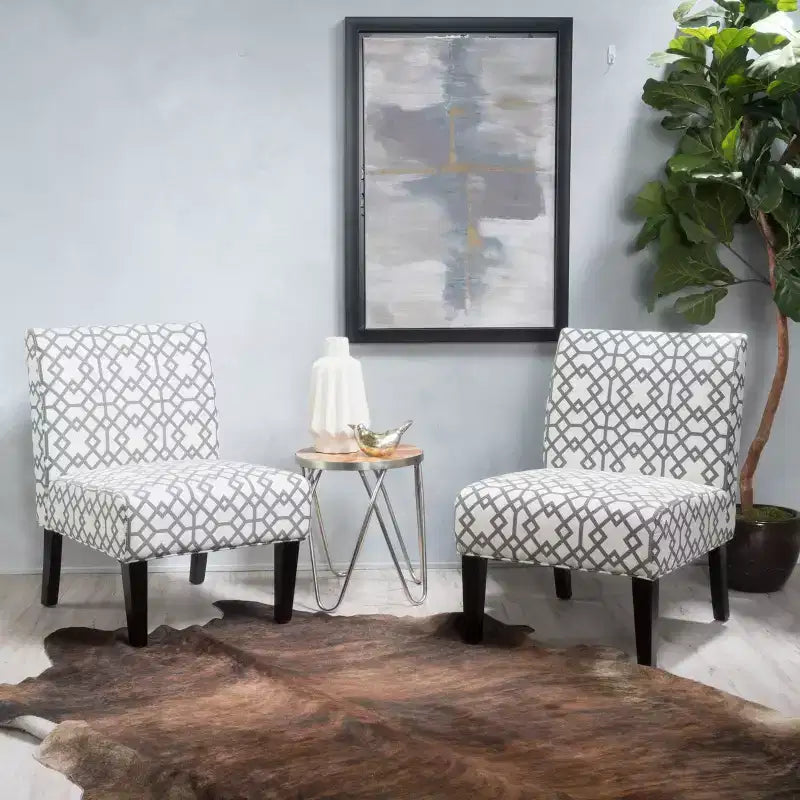 Christopher Knight Home Kassi - Sillones tapizados contemporáneos (Juego de 2)