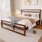 Christopher Knight Home Orinda - Cama de plataforma minimalista contemporánea con cabecero y pie de cama abiertos