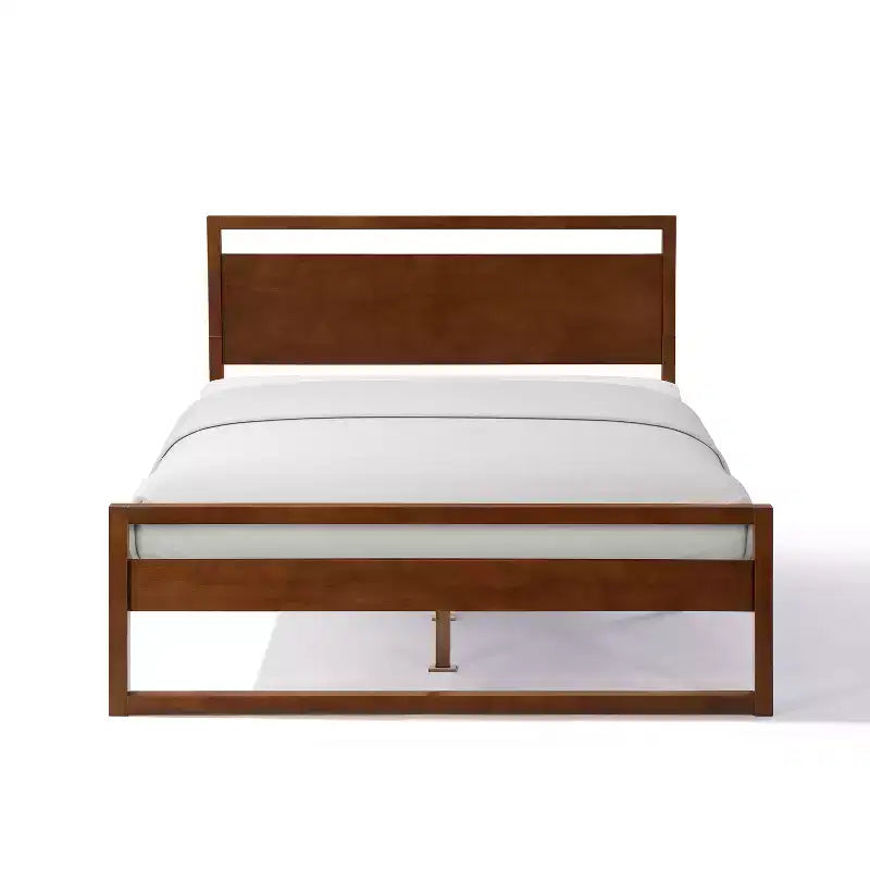 Christopher Knight Home Orinda - Cama de plataforma minimalista contemporánea con cabecero y pie de cama abiertos