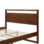 Christopher Knight Home Orinda - Cama de plataforma minimalista contemporánea con cabecero y pie de cama abiertos